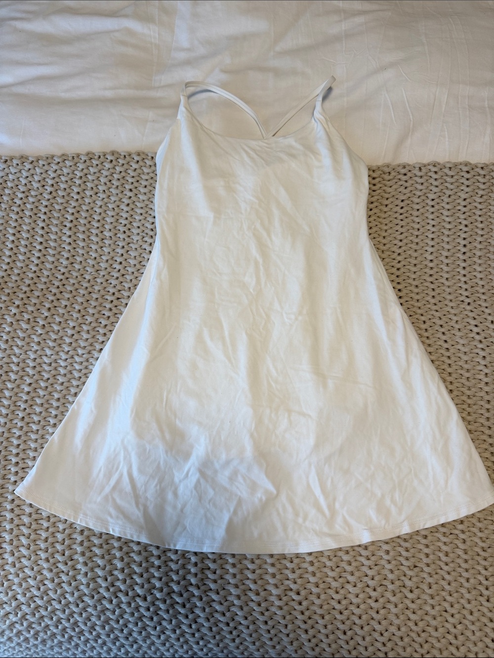 Women's White Workout Dress - Brand Unspecified